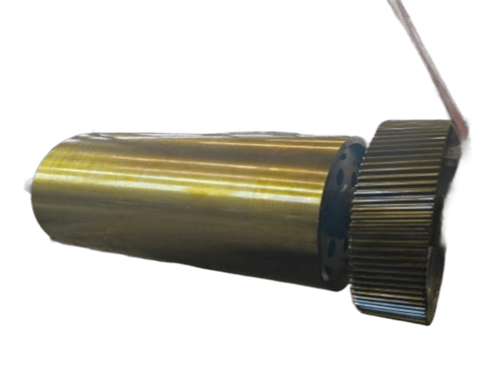 Tension reel for paper mills