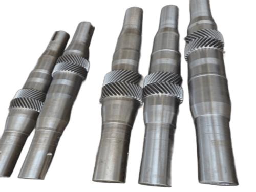 Herringbone gear shaft