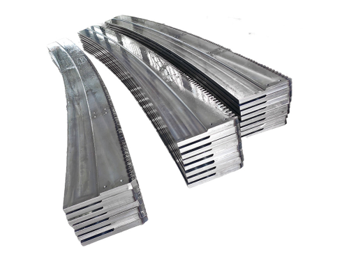 Multi-section gear ring