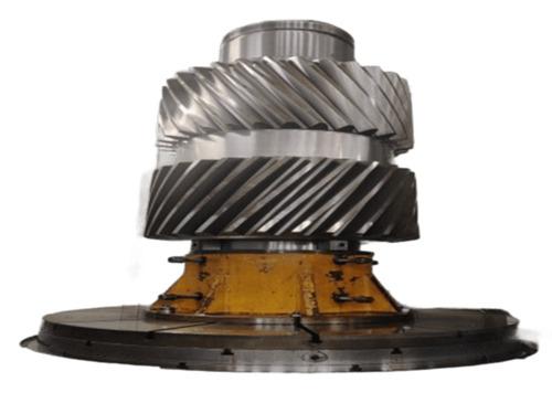 Large herringbone gear shaft