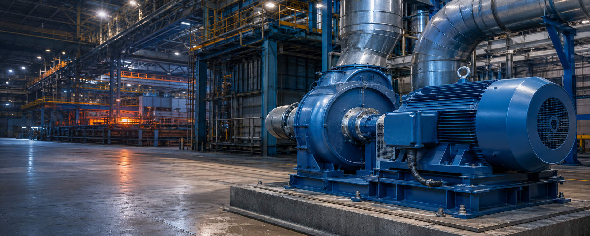 HIGH‑EFFICIENCY MOTORS FOR STEEL PLANTS